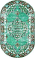 فرش بیضی – کد 661-1 - تصویر 3