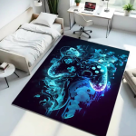 فرش گیمینگ طرح دسته بازی آبی