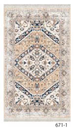 فرش طرح گلیم (وینتیج) کد 675-1 درنیکا - تصویر 2