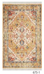 فرش طرح گلیم (وینتیج) کد 675-1 درنیکا